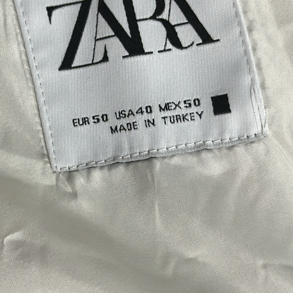 Zara dusty rose wedding pantsuit size 40 blazer 32 pant - Picture 15 of 16